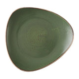 HX007 Churchill Stonecast Sorrel Green Lotus Plates 228mm (Pack of 12) - JD Catering Equipments Ltd