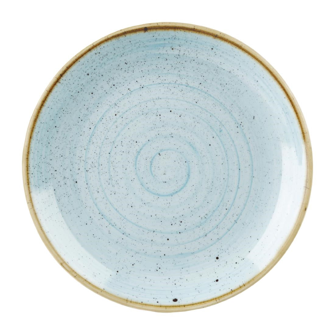 HX018 Churchill Stonecast Duck Egg Coupe Plates 254mm (Pack of 12)