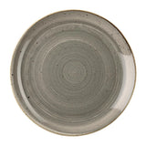 HX023 Churchill Stonecast Grey Coupe Plates 228mm (Pack of 12) - JD Catering Equipments Ltd