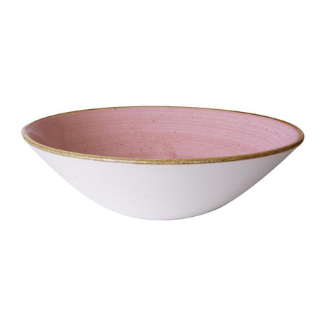 HX033 Churchill Stonecast Petal Pink Deep Coupe Bowls 180mm (Pack of 6)