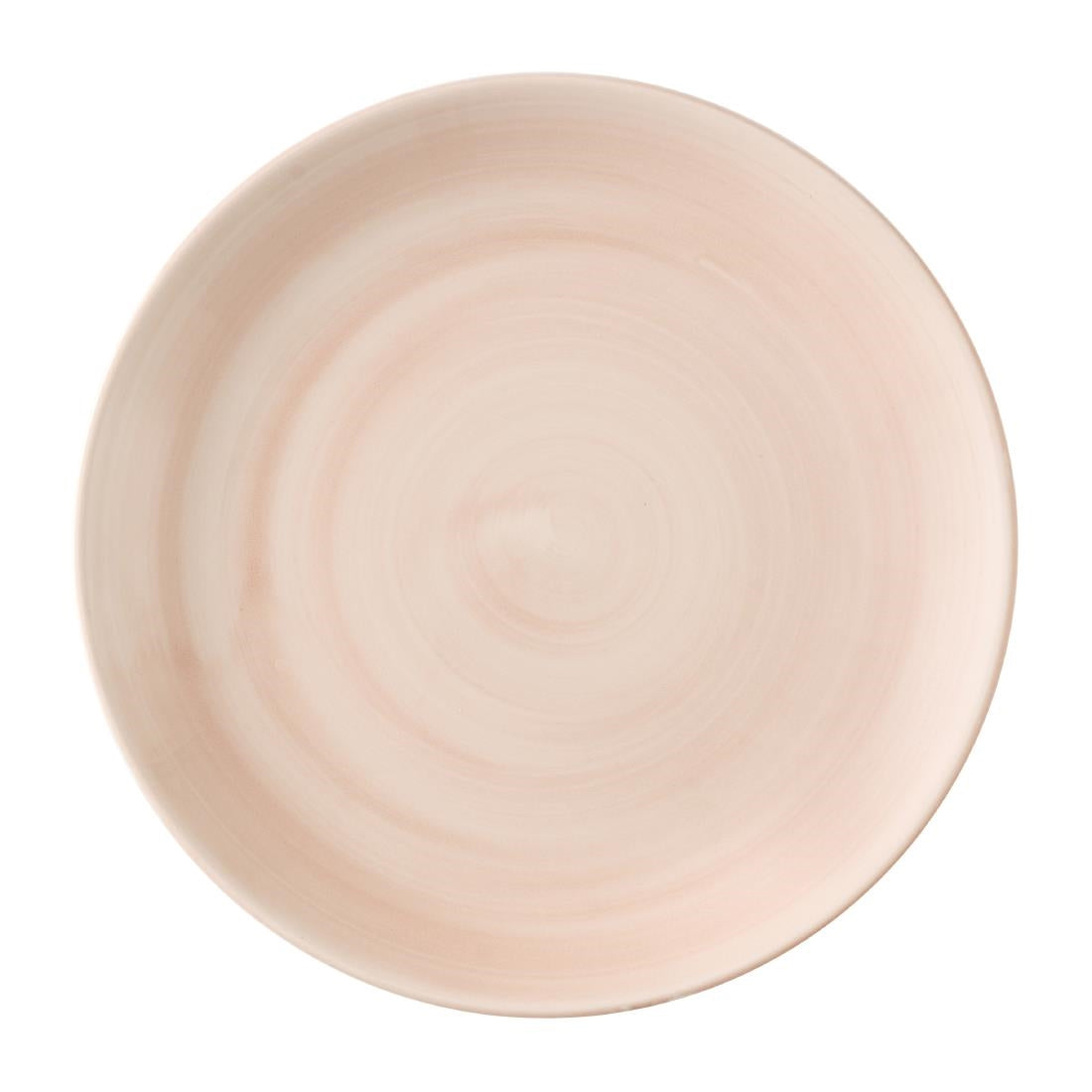 HX075 Churchill Stonecast Canvas Coral Evolve Coupe Plates 220mm (Pack of 12)