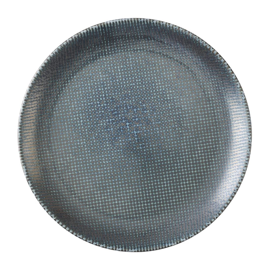 HX090 Churchill Studio Prints Astro Metallic Blue Evolve Coupe Plates 260mm(Pack of 12)