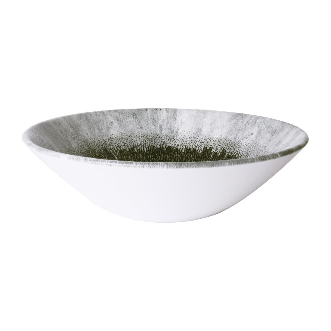 HX134 Churchill Studio Prints Fusion Black Deep Coupe Bowls 203mm (Pack of 6)