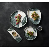 HX186 Churchill Tide Black Triangle Chefs Plates 255 x 203mm (Pack of 12)