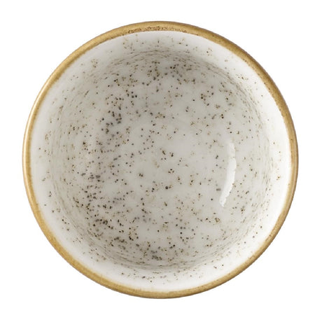 HX197 Churchill Nourish Cinnamon Brown Barley White Kochi Dip Pots 118ml (Pack of 12)