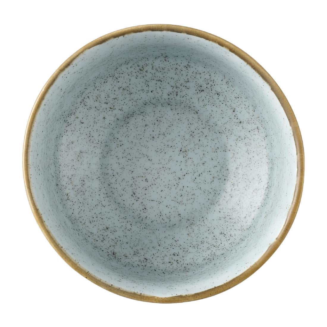 HX201 Churchill Nourish Cinnamon Brown Duck Egg Kochi Shallow Bowls 266ml (Pack of 12)