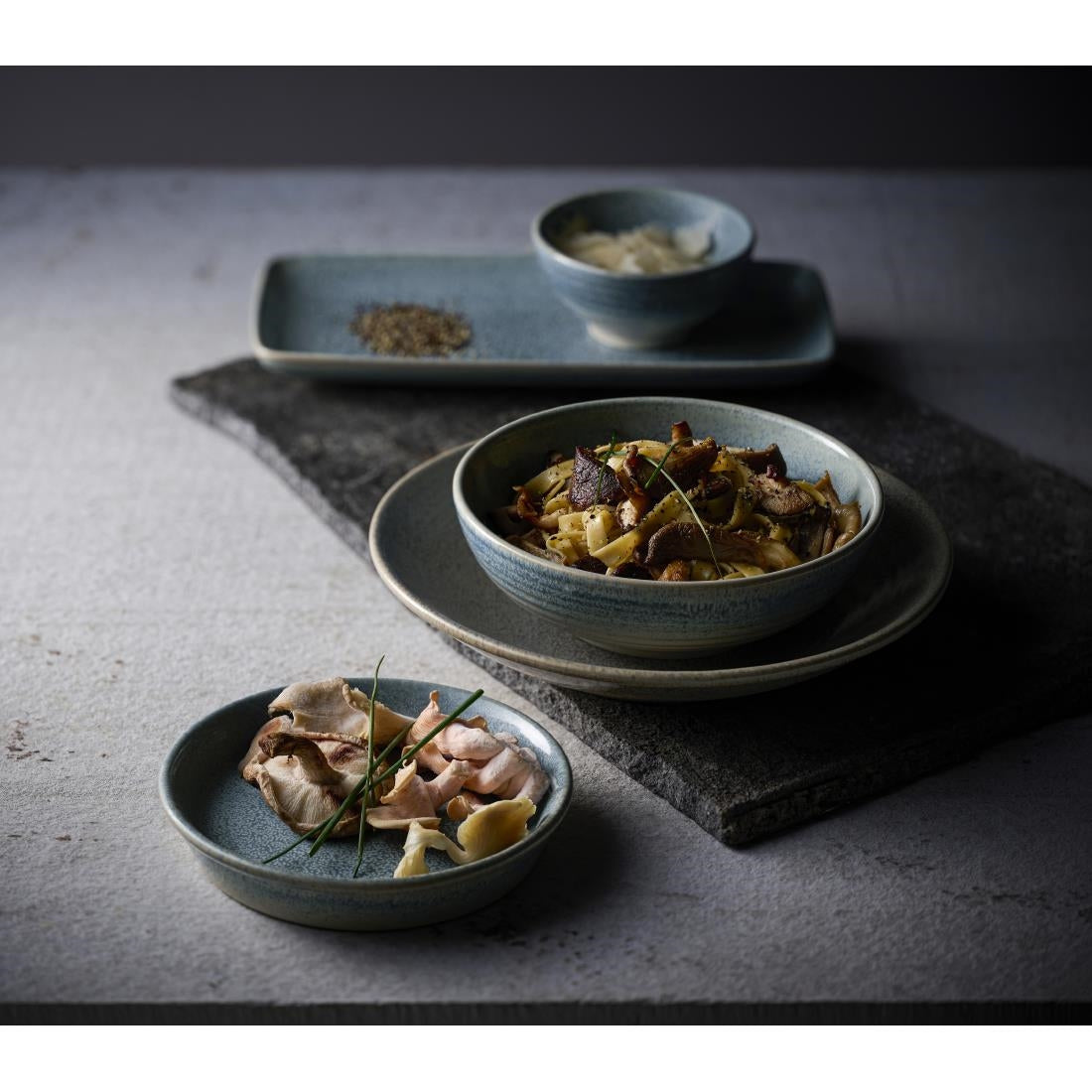 HX216 Dudson Evo Azure Rice Bowls Blue 101mm (Pack of 6)
