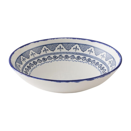 HX226 Dudson Harvest Moresque Coupe Bowls Blue 185mm (Pack of 12)