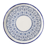 HX227 Dudson Harvest Moresque Walled Plates Blue 254mm (Pack of 6)