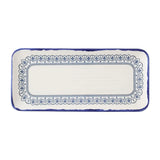 HX230 Dudson Harvest Moresque Rectangle Platters Blue 330x152mm (Pack of 6) - JD Catering Equipments Ltd