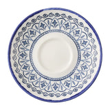 HX231 Dudson Harvest Moresque Cappuccino Saucers Blue 159mm (Pack of 12) - JD Catering Equipments Ltd