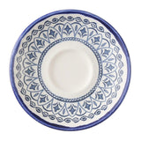 HX232 Dudson Harvest Moresque Espresso Saucers Blue 115mm (Pack of 12) - JD Catering Equipments Ltd