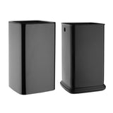 HX259 - Bolero Square Waste Bin Titanium Black 7Ltr