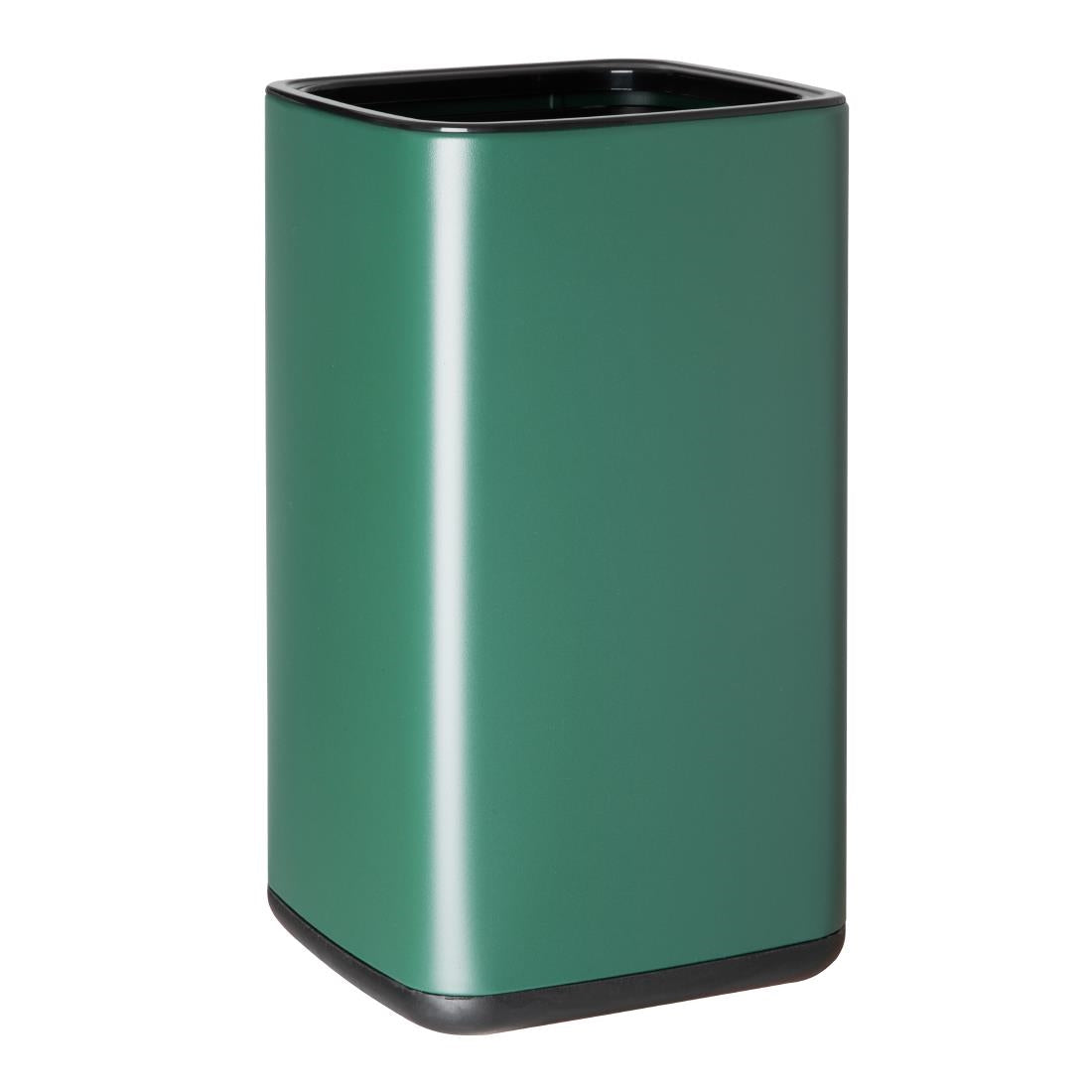 HX261 - Bolero Square Waste Bin Green 7Ltr