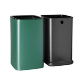 HX262 - Bolero Square Waste Bin Green 10Ltr