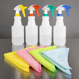 HX272 - Jantex Microfibre Cloths Yellow (5 pack)