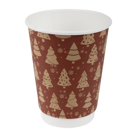 HX282 Fiesta Recyclable Hot Cup Double Wall Festive 12oz (Pack of 500)