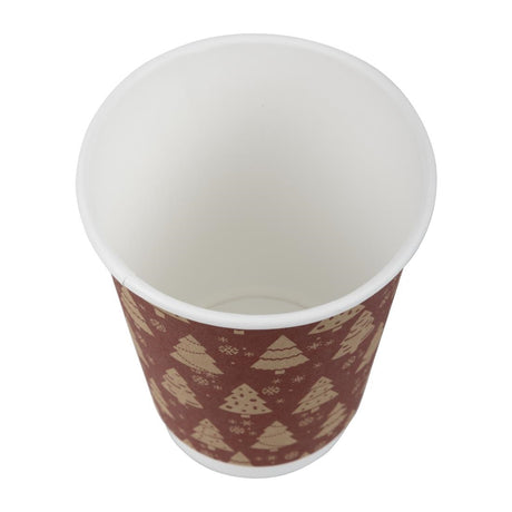 HX282 Fiesta Recyclable Hot Cup Double Wall Festive 12oz (Pack of 500)