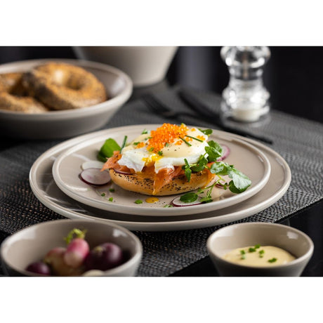 HX327 Utopia Core Dipping Pots Stone 95mm (Pack of 12)