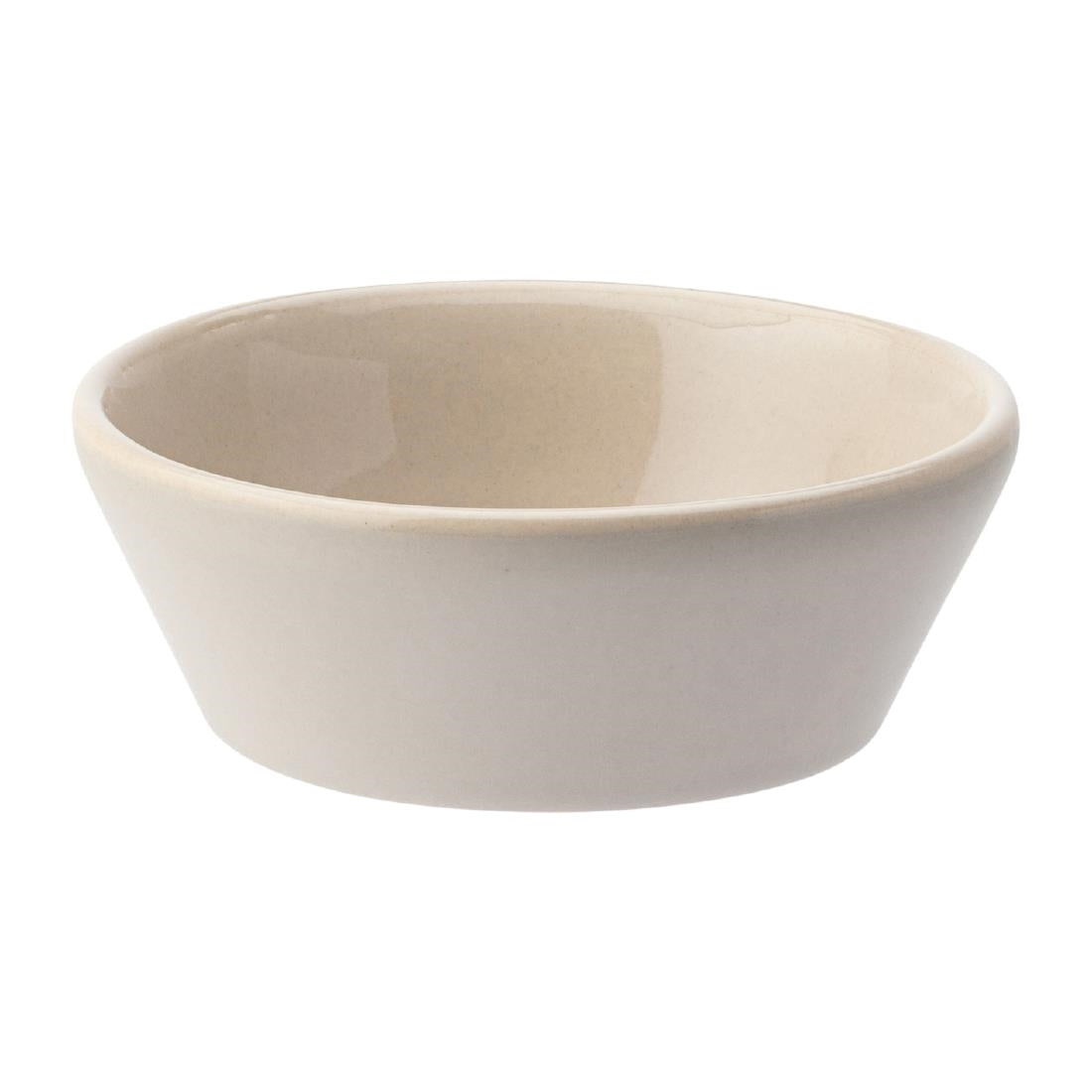 HX327 Utopia Core Dipping Pots Stone 95mm (Pack of 12)
