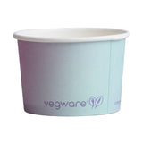 HX483 Vegware Single Scoop Ice Cream Pot Tutti Frutti 4oz (Pack of 1000)