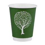 HX486 Vegware Green Tree Double Wall Hot Cups 8oz 79-Series (Pack of 500)