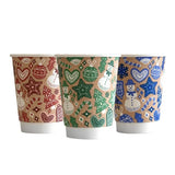 HX493 Vegware Double Wall 2024 Xmas Cup 89-Series - 12oz (Pack of 500)