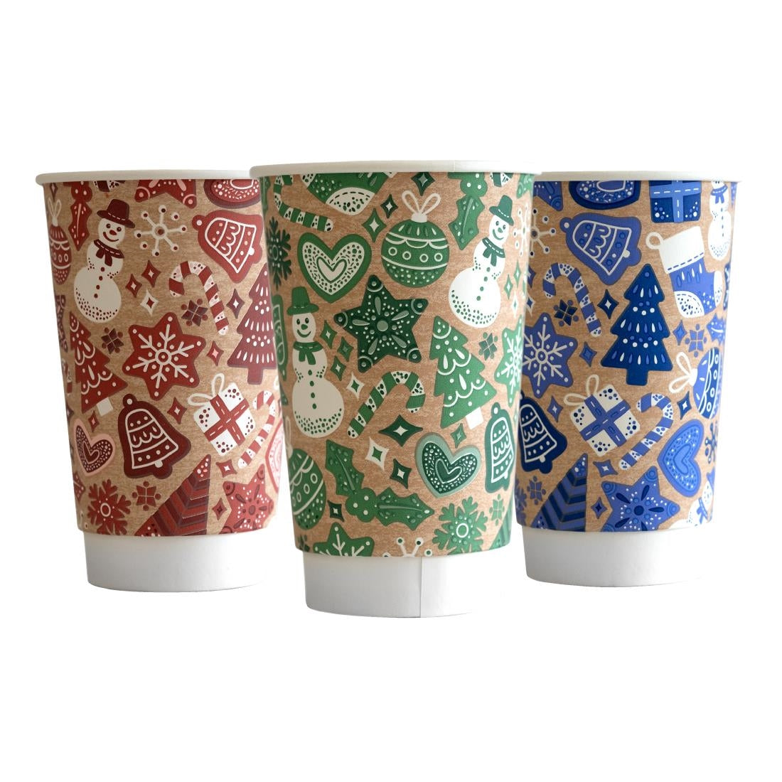 HX494 Vegware Double Wall 2024 Xmas Cup 89-Series - 16oz (Pack of 400)