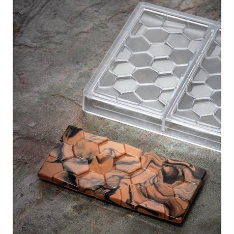 HX547 Pavoni Pave By Vallee Chocolate Bar Mould 275x175mm