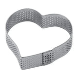 HX556 Pavoni Heart Stainless Steel Mould 75x70mm - JD Catering Equipments Ltd