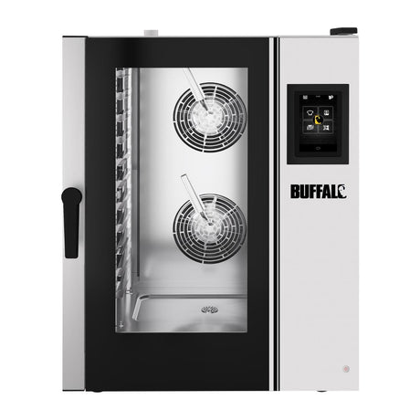 HZ979 - Buffalo Smart Touchscreen Combi Oven 11 x GN 1/1 with Stand & Installation Kit