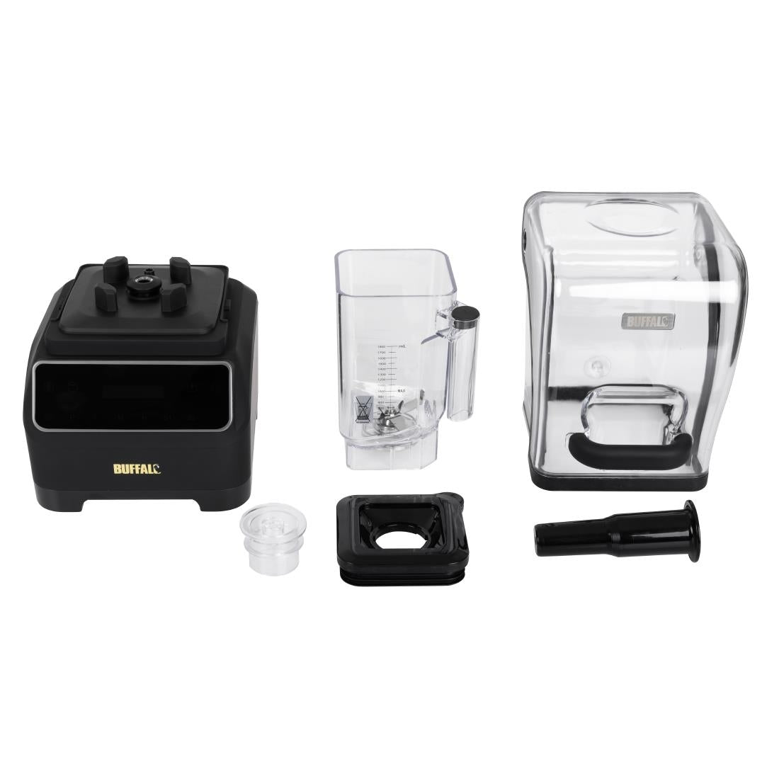 Buffalo Digital Silent Bar Blender 1.8Ltr with 2x Jugs Bundle