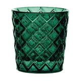 HX656 Utopia Criss Cross Green Nightlight Holders (Pack of 12) - JD Catering Equipments Ltd