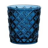 HX657 Utopia Criss Cross Blue Nightlight Holders (Pack of 12) - JD Catering Equipments Ltd