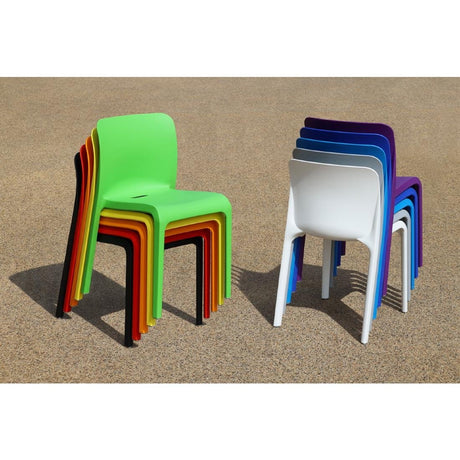 HX762 Origin POP Chair Bright Green 480x500x790mm (Pack of 2)