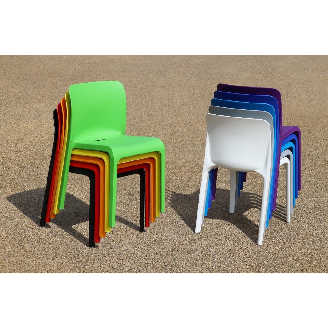 HX768 Origin POP Chair Blue Lilac 480x500x790mm (Pack of 2)