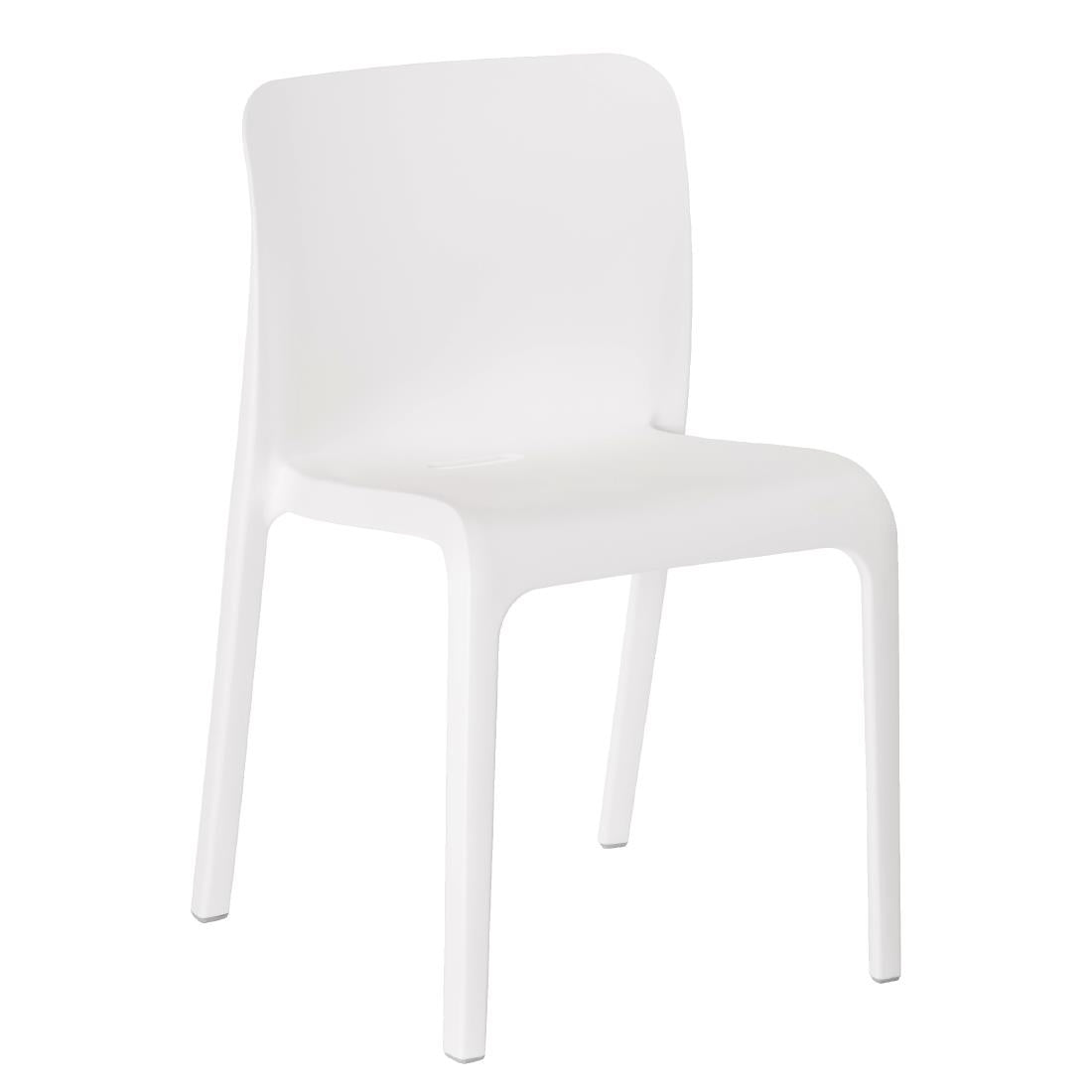 HX760 Origin POP Chair Traffic White 480x500x790mm (Pack of 2)