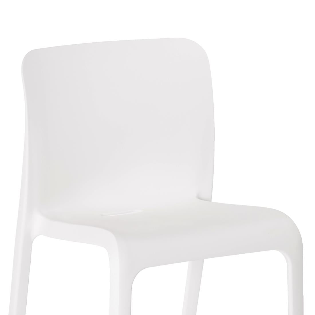 HX760 Origin POP Chair Traffic White 480x500x790mm (Pack of 2)