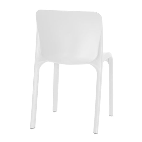 HX760 Origin POP Chair Traffic White 480x500x790mm (Pack of 2)