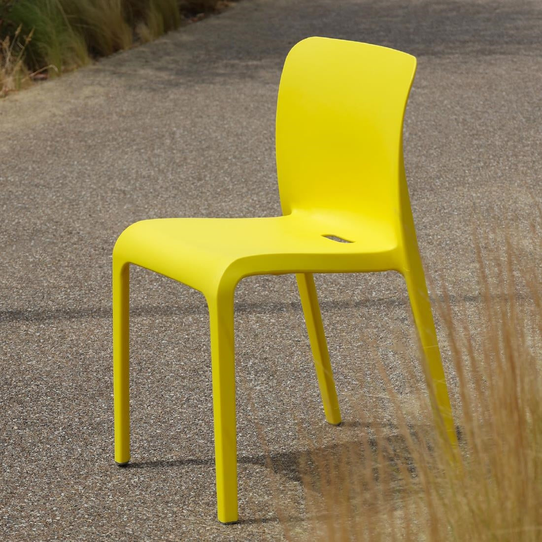 HX761 Origin POP Chair Sulfur Yellow 480x500x790mm (Pack of 2)