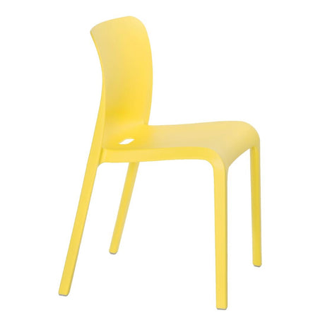 HX761 Origin POP Chair Sulfur Yellow 480x500x790mm (Pack of 2)