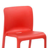 HX764 Origin POP Chair Pure Red 480x500x790mm (Pack of 2)