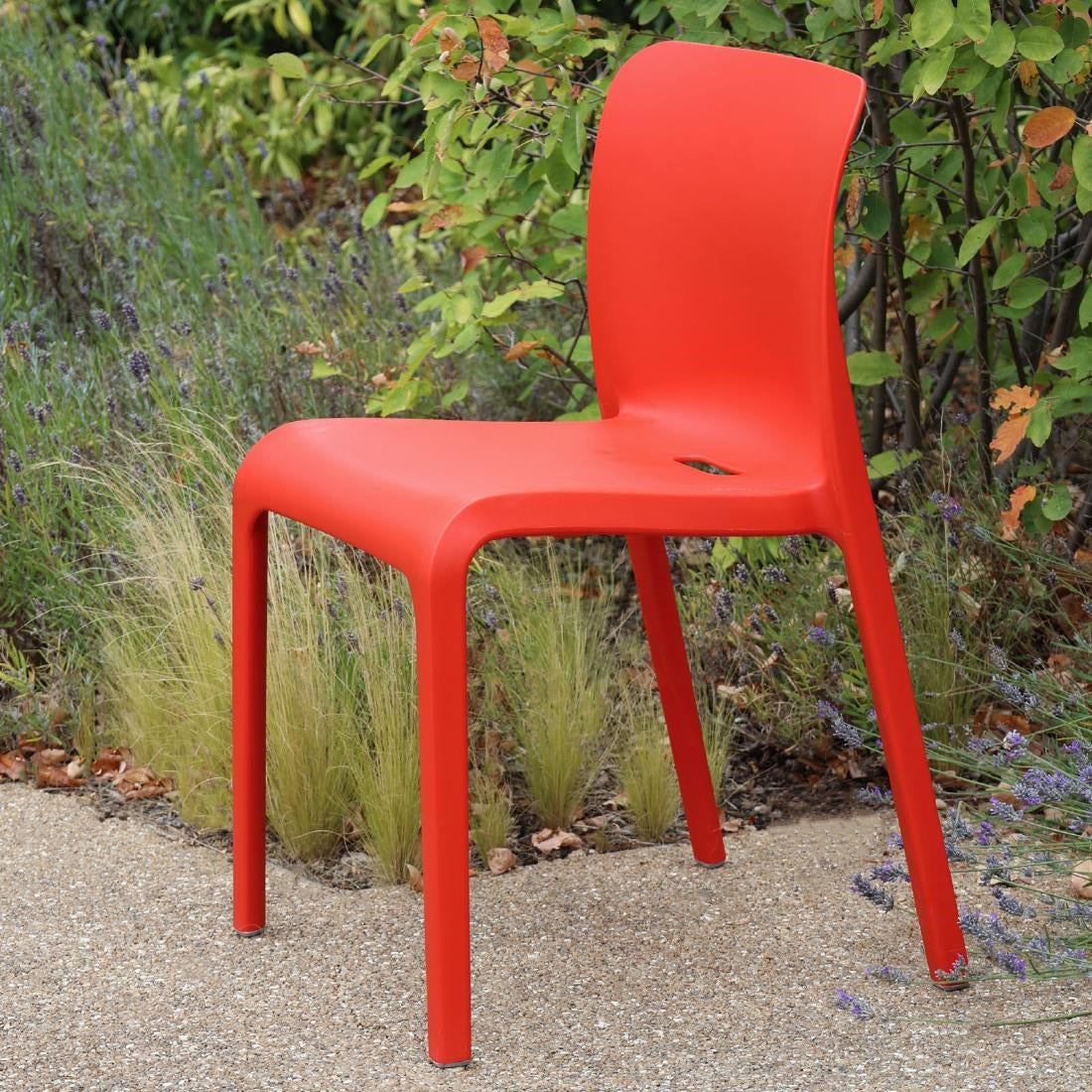 HX764 Origin POP Chair Pure Red 480x500x790mm (Pack of 2)