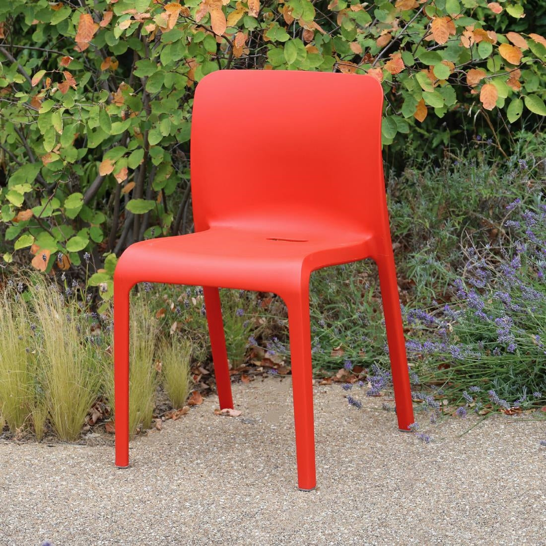 HX764 Origin POP Chair Pure Red 480x500x790mm (Pack of 2)