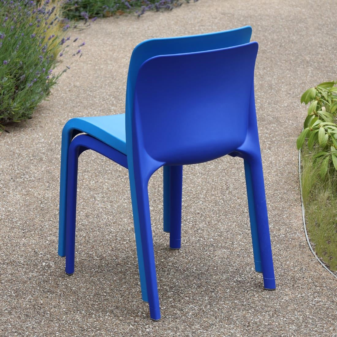 HX765 Origin POP Chair Marine Blue 480x500x790mm (Pack of 2)