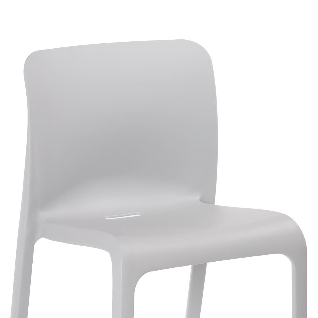 HX767 Origin POP Chair Signal Grey 480x500x790mm (Pack of 2)