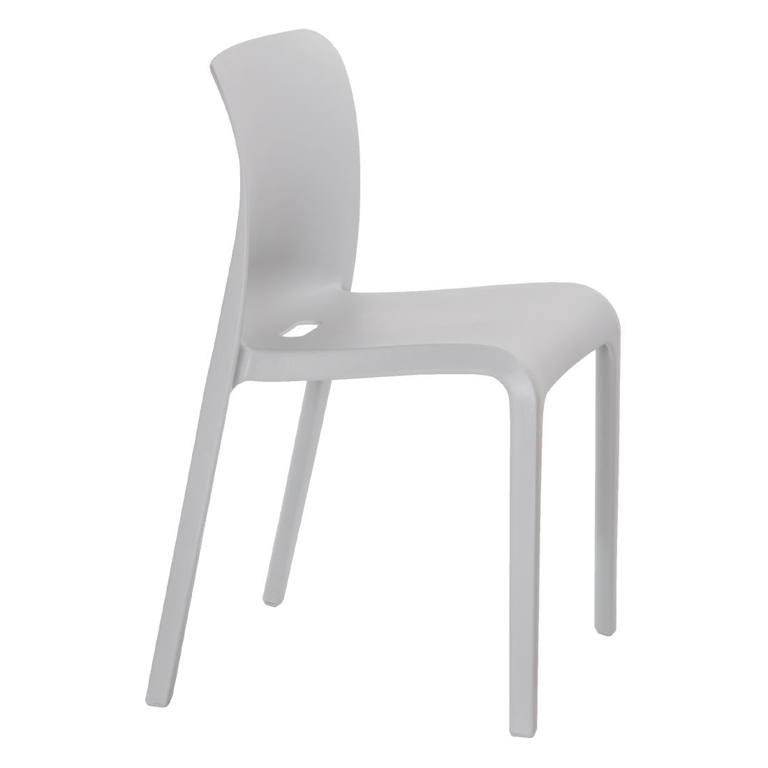 HX767 Origin POP Chair Signal Grey 480x500x790mm (Pack of 2)