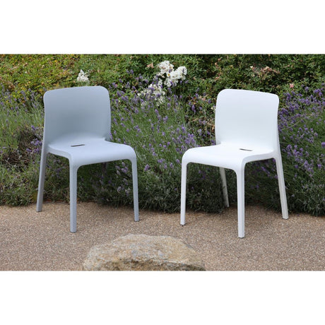 HX767 Origin POP Chair Signal Grey 480x500x790mm (Pack of 2)