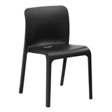 HX769 Origin POP Chair Traffic Black 480x500x790mm (Pack of 2)