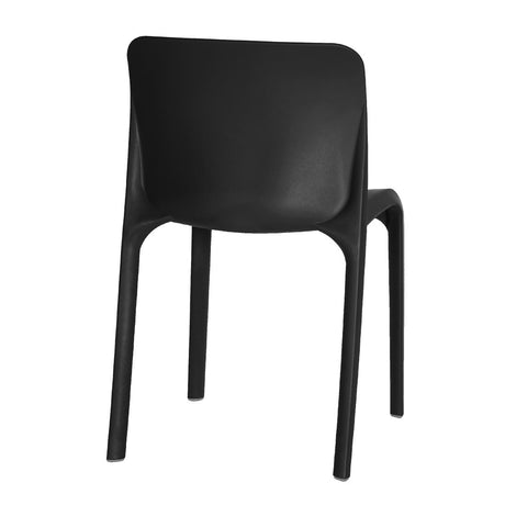 HX769 Origin POP Chair Traffic Black 480x500x790mm (Pack of 2)